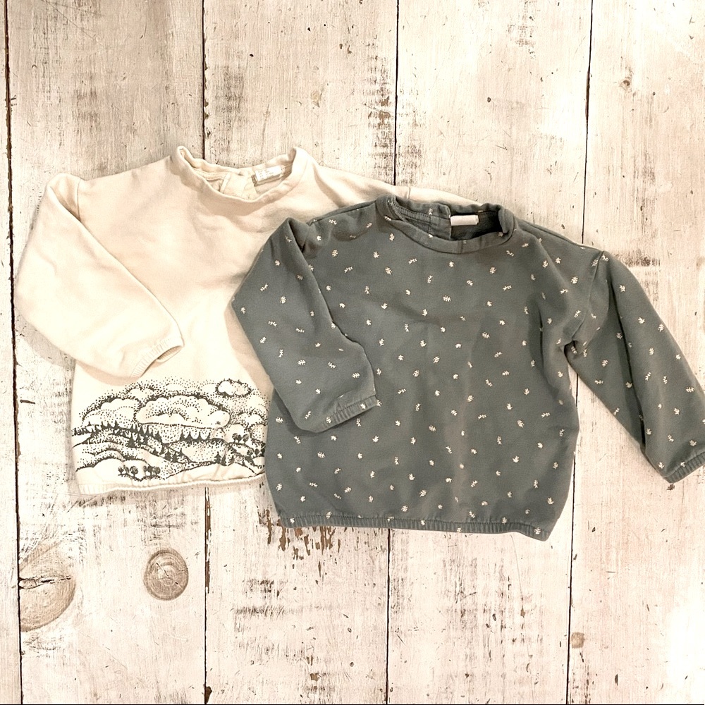 H&M | Organic cotton pullover set 18mo.